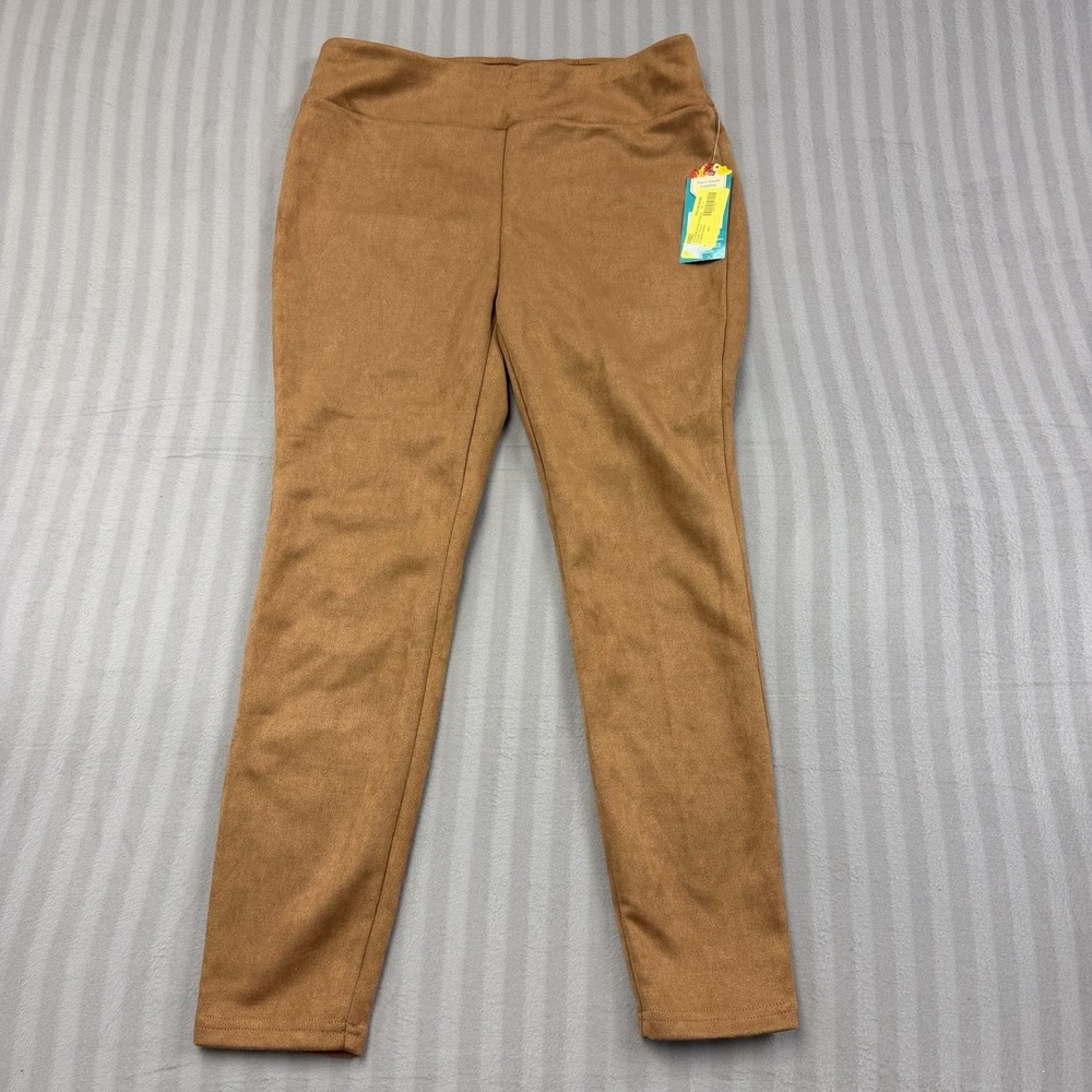 Pioneer Woman Leggings Womens Size Medium Faux Suede Pull On Skinny Ankle